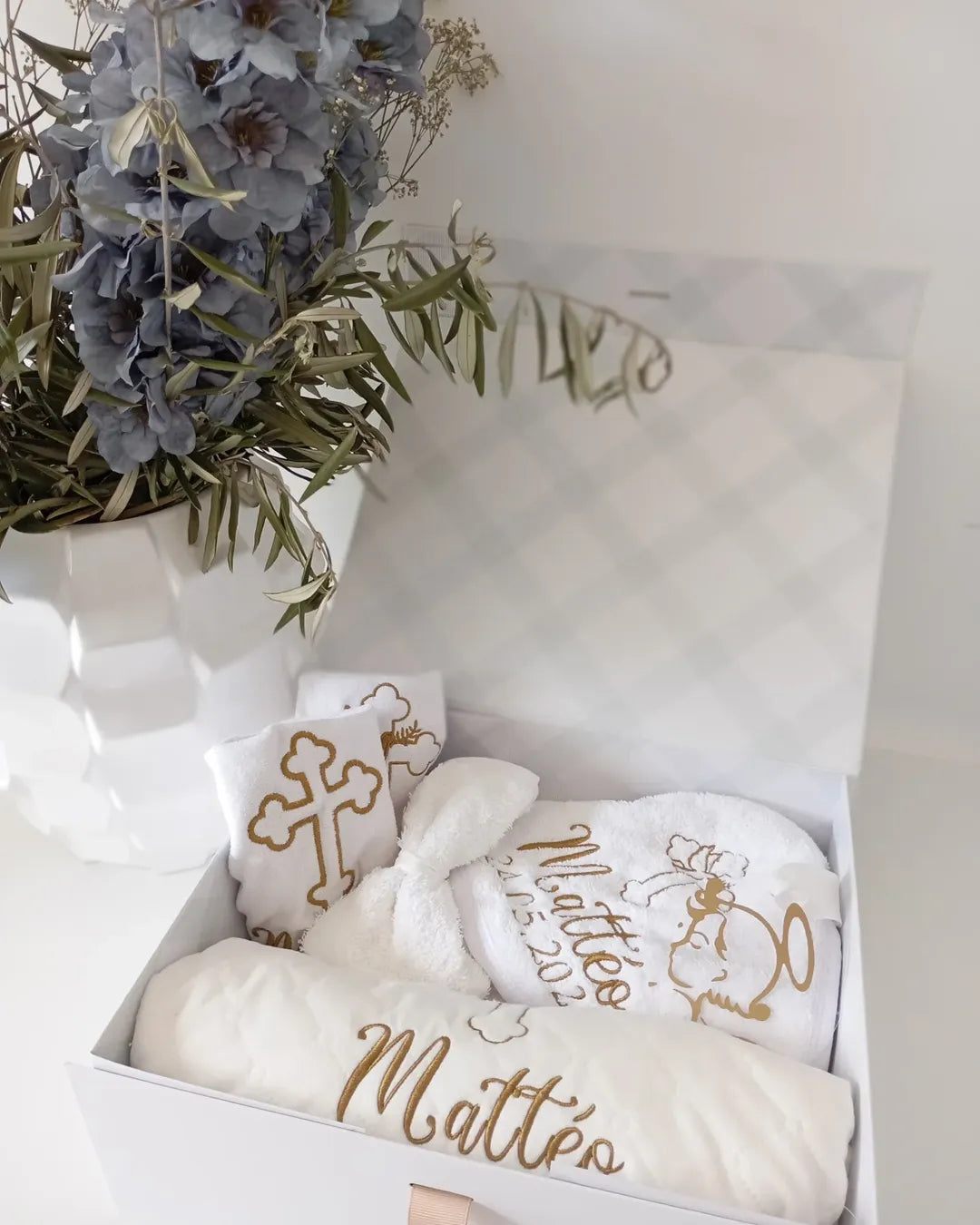 boxe de baptêmes vue intérieur