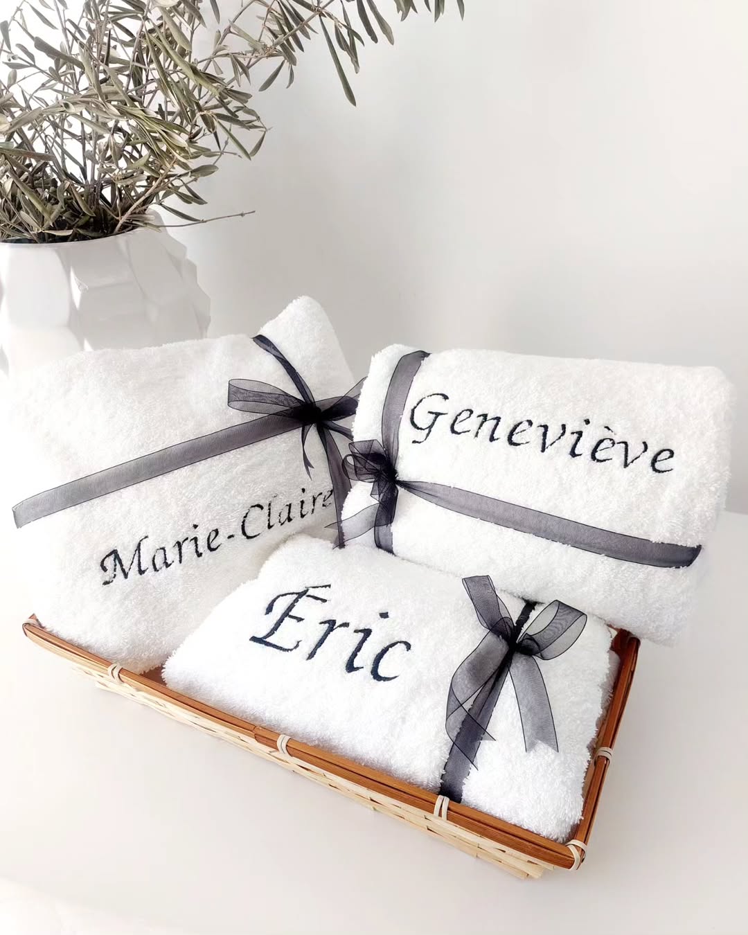 peignoir personnalisé brodé prénom homme femme luxe

